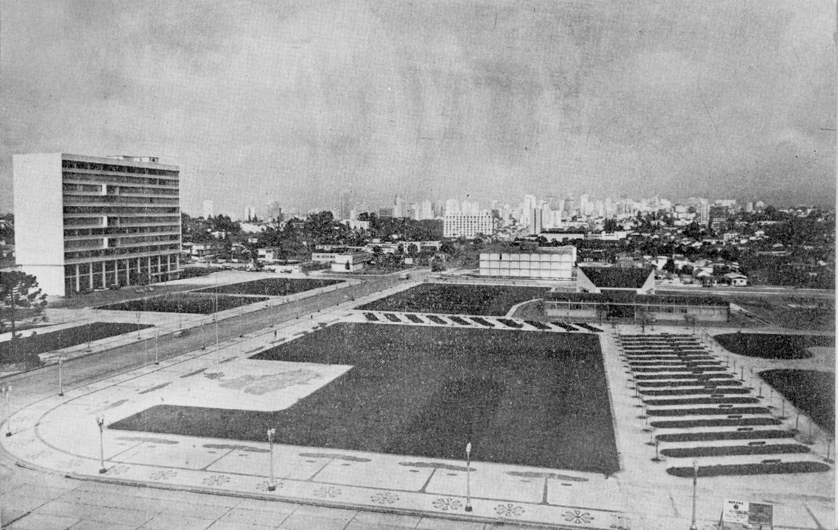 Centro Cívico de Curitiba, década de 1960.