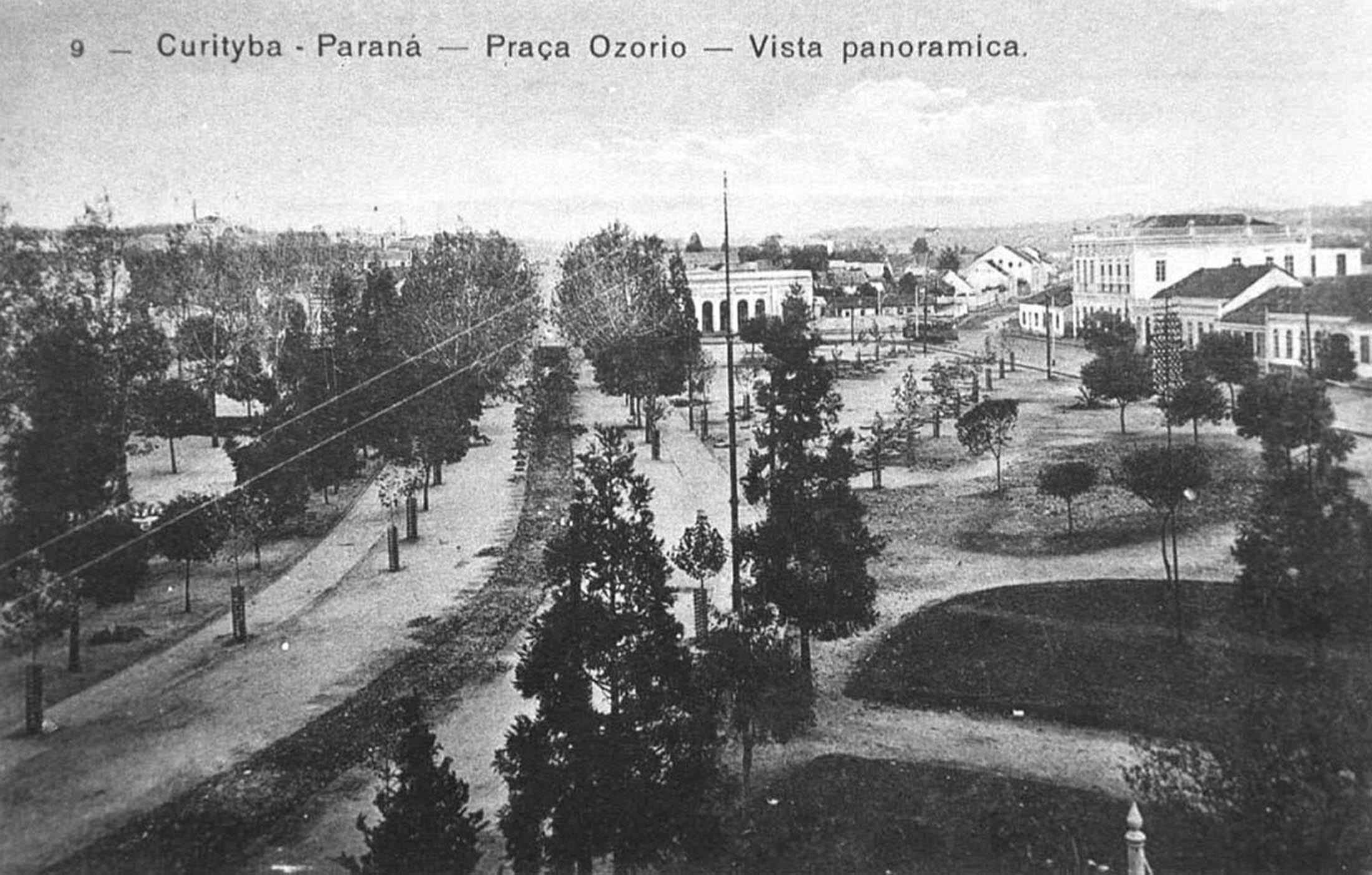 Praça Osório em 1910.